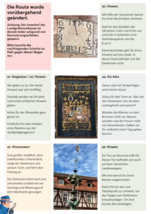 Stadtkrimis Exit Escape Stadtführung Routen-änderungen